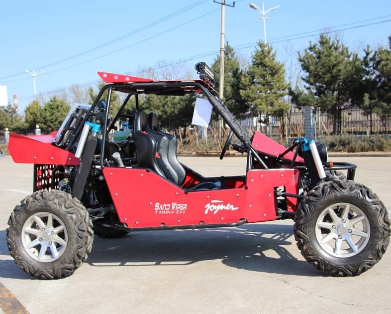 Mini het Go-kart1100cc Geleide Hoogste Bar van het aluindak met een Vorm Al Terreinband
