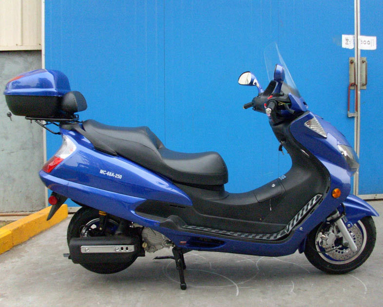 De Volwassen Scooter 250cc van Peda van de aluminiumvoet met de Voorabs Rem van de Schijf Achterschijf
