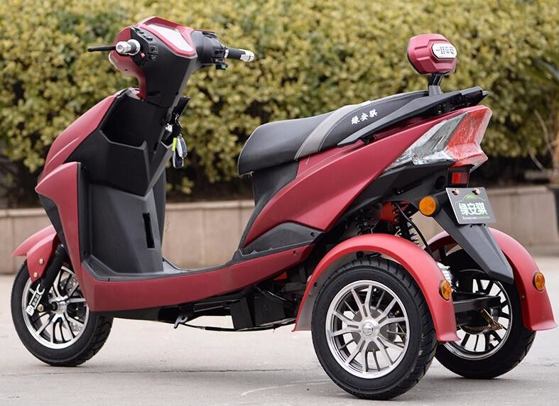 Niets valt 3 de Motorfiets60v 800w Maximum Snelheid van de Wielautoped 50 - 60km/H