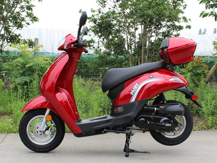 CVT-het Type van Toestel50cc Volwassen Scooter Horizontale Enige Gekoelde Cilinderlucht -