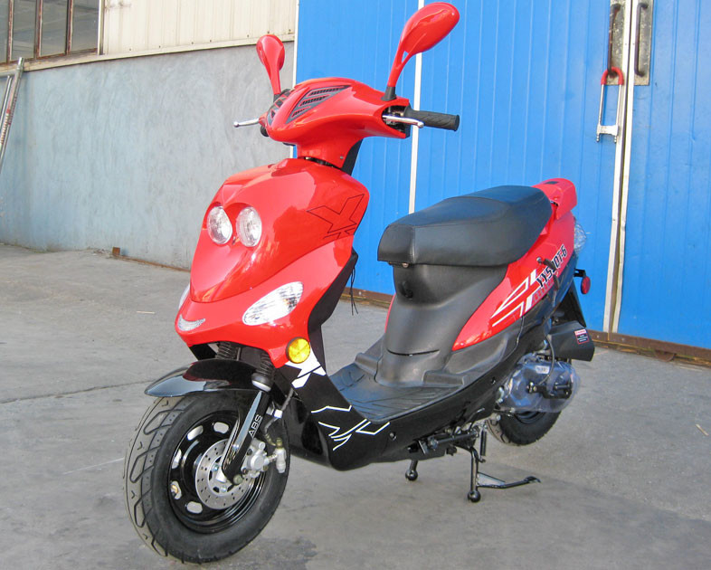 Lucht Gekoelde CDI Autoped 65 van de Ontstekings Volwassen Scooter 50CC - 70km/H-Handremverrichting