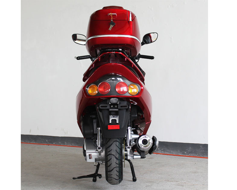 300cc 1 Cilinder 4 van de de Riemaandrijving van de Slag de Volwassen Scooter Vloeibare Koele Voorschijf/Achterschijf
