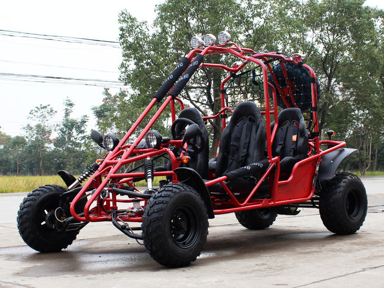 Enig Cilinder Horizontaal Type Volwassen Go-kart 4 van Off Road de Brandstofcapaciteit van Seater 10L