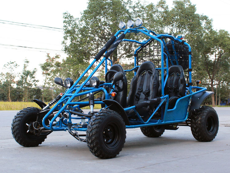 Enig Cilinder Horizontaal Type Volwassen Go-kart 4 van Off Road de Brandstofcapaciteit van Seater 10L