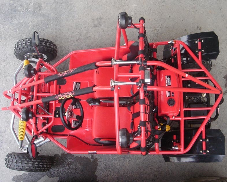 Het grote Groottego-kart 150CC Met fouten met CVT-Lucht koelde de Elektrische Rem van de Beginvoet