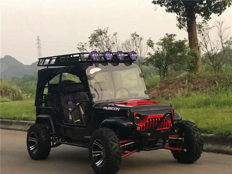 4 de Jeepgo-kart Met fouten 300cc van Toyota van het zetelsgo-kart Volwassen met Autotransmissie