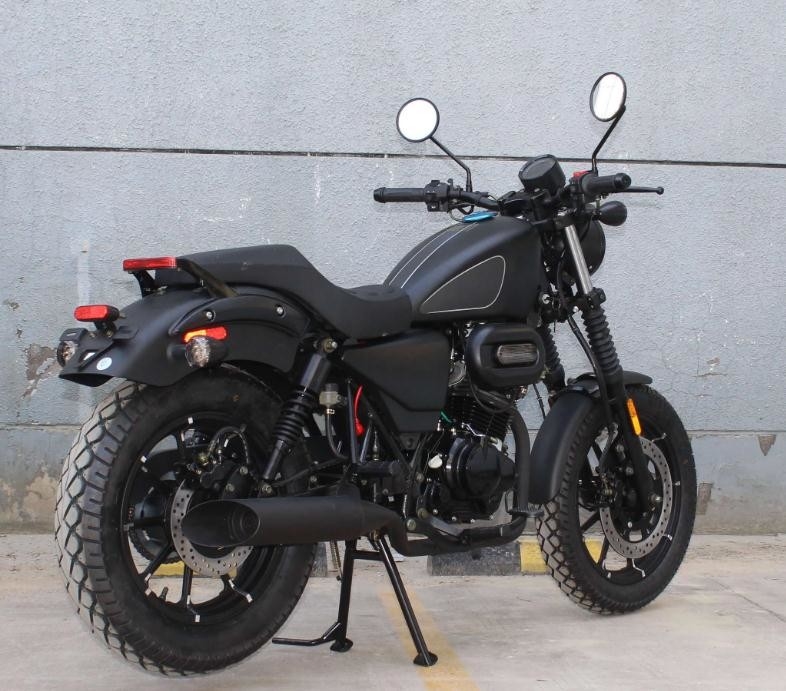 Enige Cilinder Lucht Gekoelde 250cc Chopper Motorcycle 4 Slag Horizontaal Type